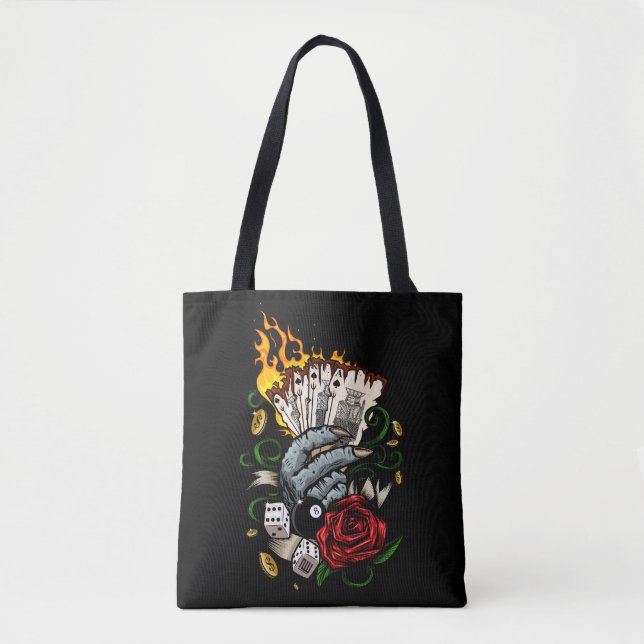 Hand Of Cards Tote Bag (Front)