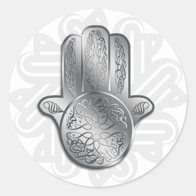 Hand of Fatima Classic Round Sticker (Front)