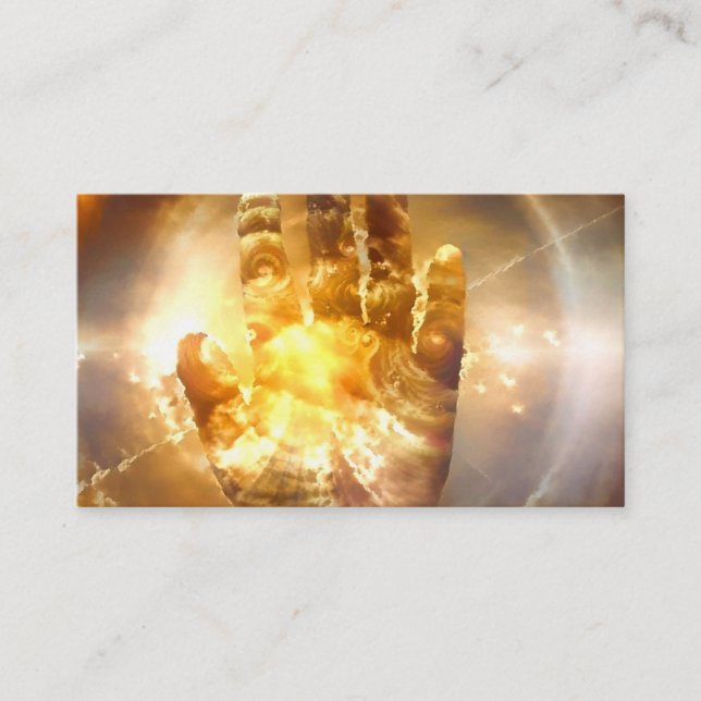 Hand of God Business Card (Front)