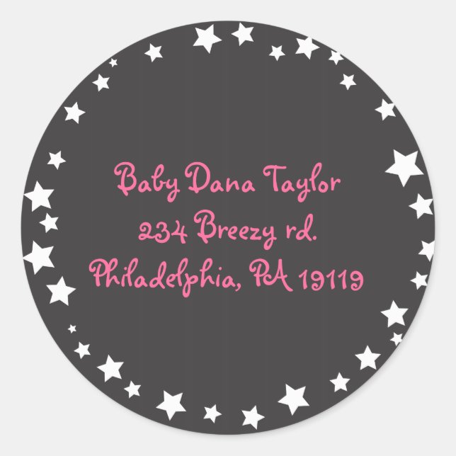 Hand of God Hemsa Return Address Sticker (Front)