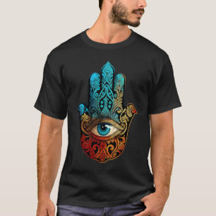 Hand of Hamsa evil eye protection T-Shirt
