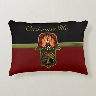 Hand of Hamsa feat: Tree of Life Decorative Cushion