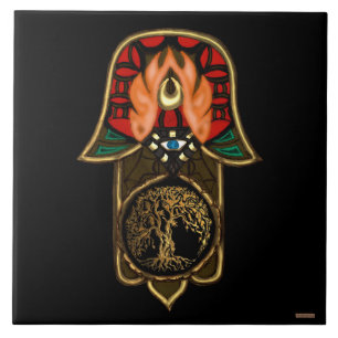 Hand of Hamsa feat: Tree of Life Tile