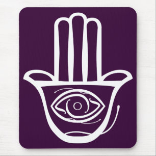 Hand of Miriam (Hamsa) Mouse Pad