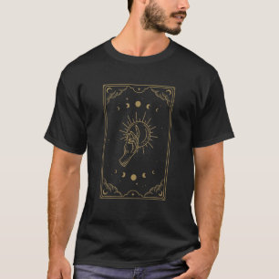 Hand Of The Sun Witchy Tarot Card Aesthetic T-Shirt