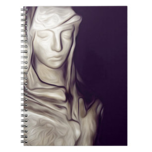 hand on heart spiral notebook