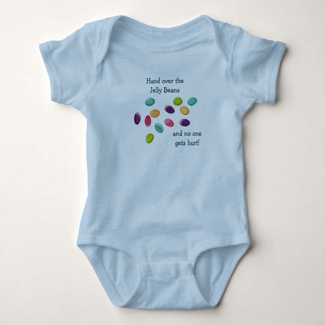 Hand Over Jelly Beans Blue Toddler Shirt (Front)