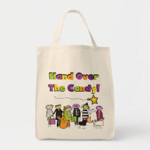 Hand Over the Candy Halloween Tshirts and Gifts Tote Bag