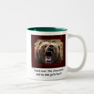 "Hand Over The Chocolate" Bear Mug