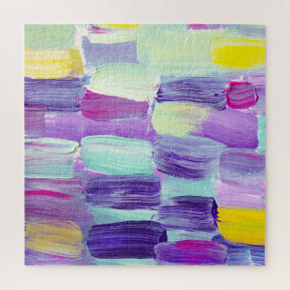 Hand Painted Abstract Art Background Jigsaw Puzzle