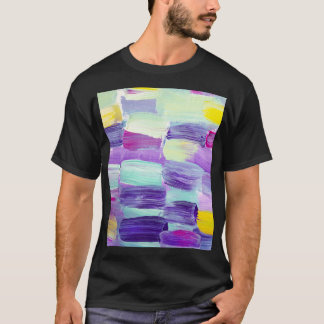 Hand Painted Abstract Art Background T-Shirt