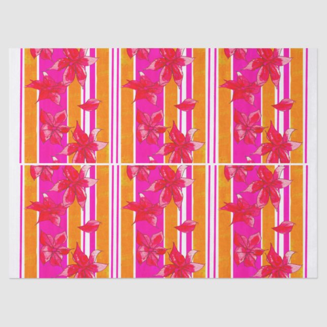 HAND PAINTED BIRTHDAY TISSUE PAPER (Front)