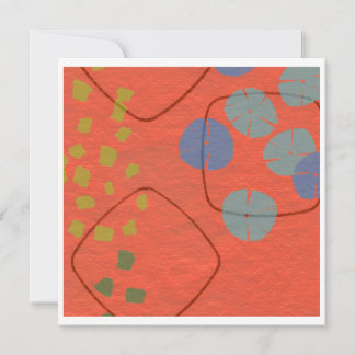 HAND PAINTED BLANK CARD