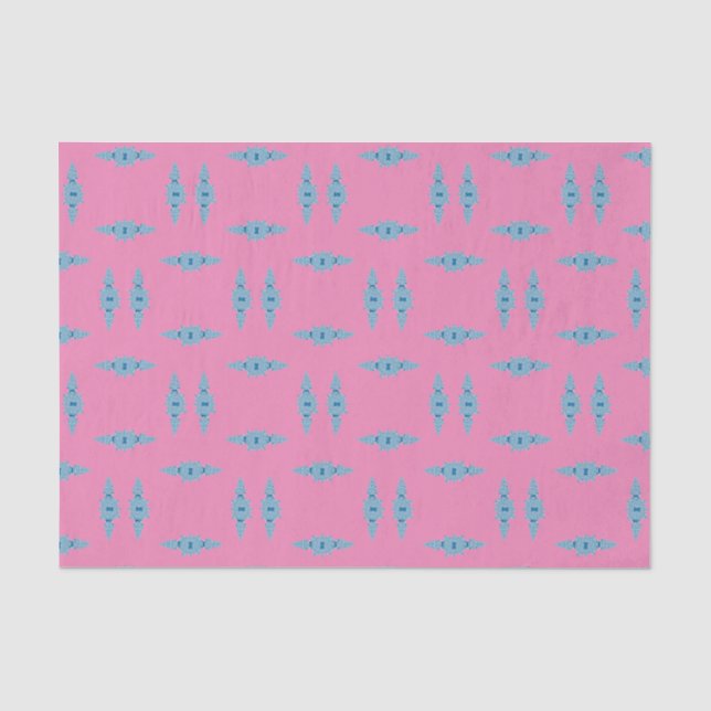 Hand Painted Blue Ginger Jar Wrapping Paper (Front)