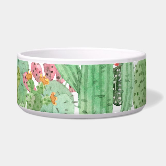 Hand Painted Cactus: Desert Green (Front)
