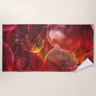 Hand Painted Deep Space Fantasy Painting Beach Towel