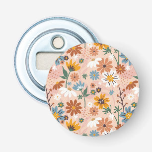 Hand Painted Floral Pattern-23136 Bottle Opener