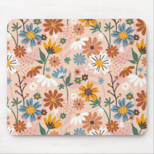 Hand Painted Floral Pattern-23136 Mouse Pad