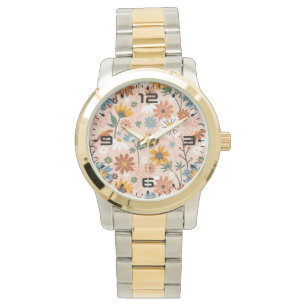 Hand Painted Floral Pattern-23136 Watch