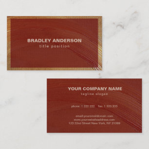 Hand-Painted Frame Business Card