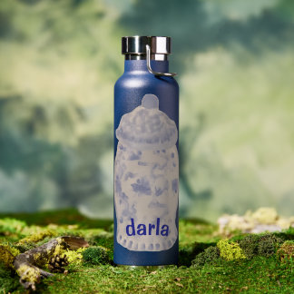 Hand Painted Ginger Jar Bottle Sticker