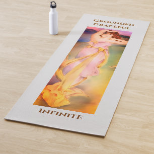 Hand-Painted Goddess Yoga Mat – Mindful Spiritual