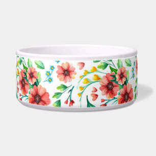 Hand Painted Pink Flowers Floral Pattern-23498