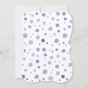 hand painted polka dots