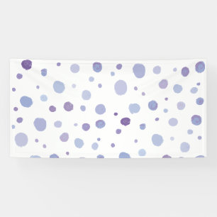 hand painted polka dots banner