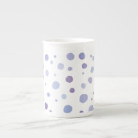hand painted polka dots