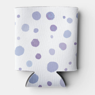 hand painted polka dots can cooler