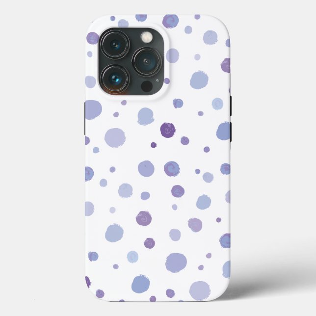 hand painted polka dots Case-Mate iPhone case (Back)