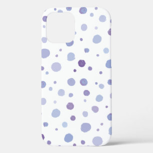 hand painted polka dots iPhone 12 case