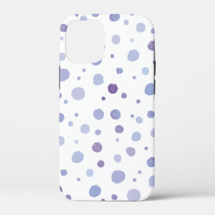 hand painted polka dots iPhone 12 mini case