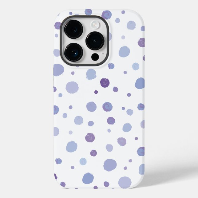 hand painted polka dots Case-Mate iPhone case (Back)