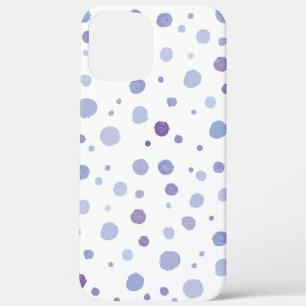 hand painted polka dots iPhone 12 pro max case