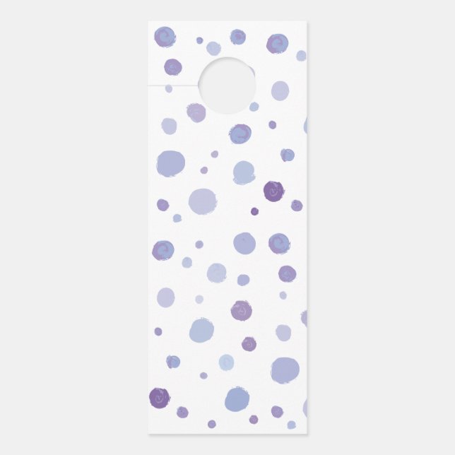 hand painted polka dots door hanger (Front)