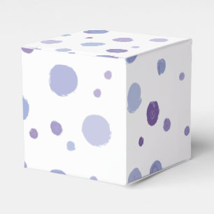 hand painted polka dots favour box