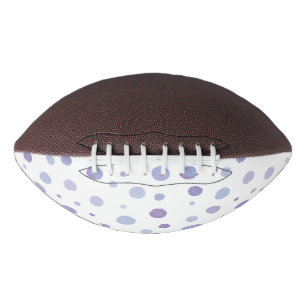 hand painted polka dots football
