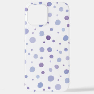 hand painted polka dots iPhone 12 pro max case