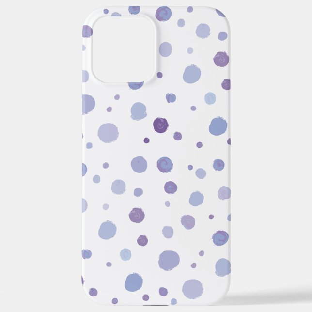 hand painted polka dots iPhone case (Back)