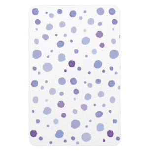 hand painted polka dots magnet