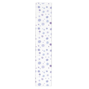 hand painted polka dots medium table runner