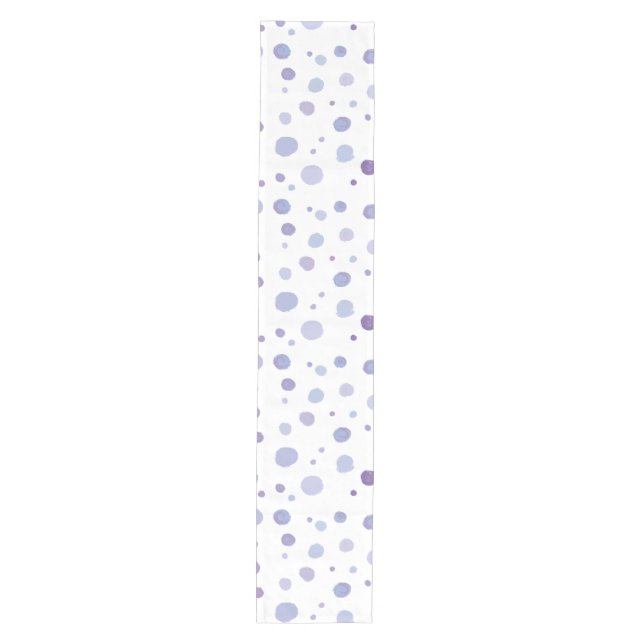 hand painted polka dots medium table runner (Front)