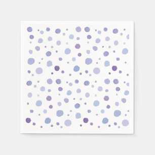 hand painted polka dots napkin