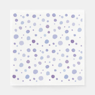 hand painted polka dots napkin