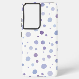 hand painted polka dots samsung galaxy case