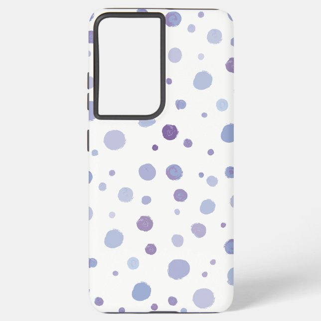 hand painted polka dots samsung galaxy s21+ case (Back)