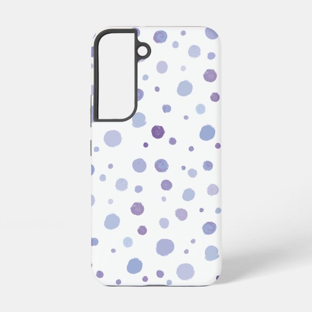 hand painted polka dots samsung galaxy s22 case (Back)