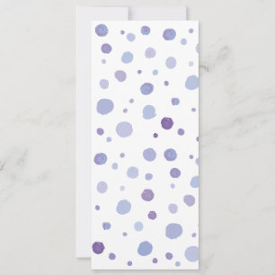 hand painted polka dots save the date